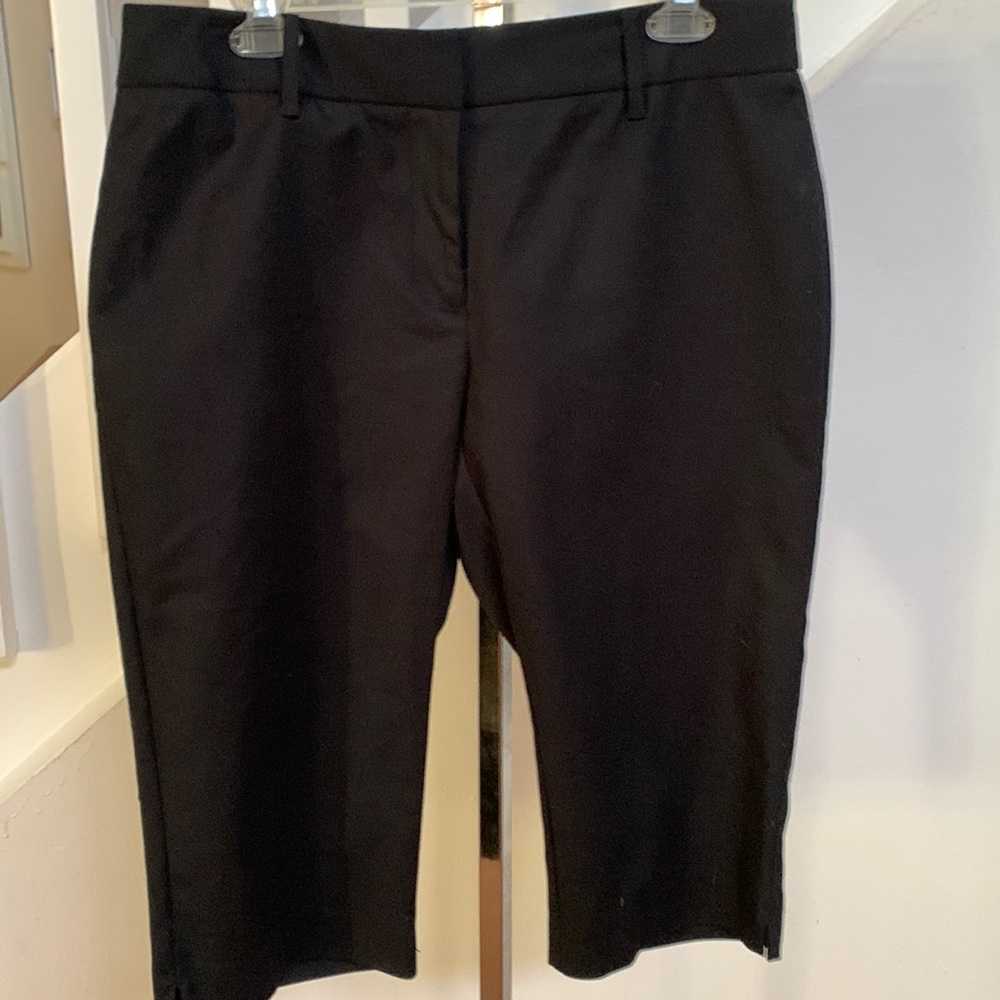 Charter Club Black Capris Women's Stretch Pull-On Pants